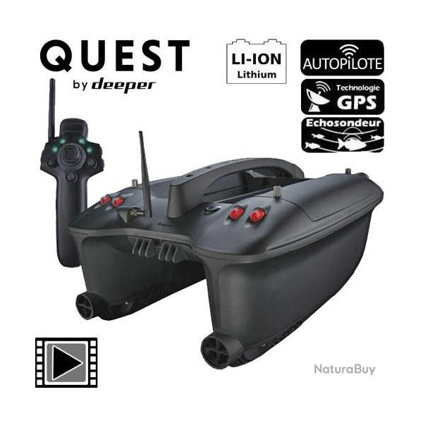 Bateau Amorceur Deeper Quest Echo GPS