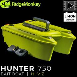 Bateau Amorceur RidgeMonkey Hunter 750 Hi-Viz