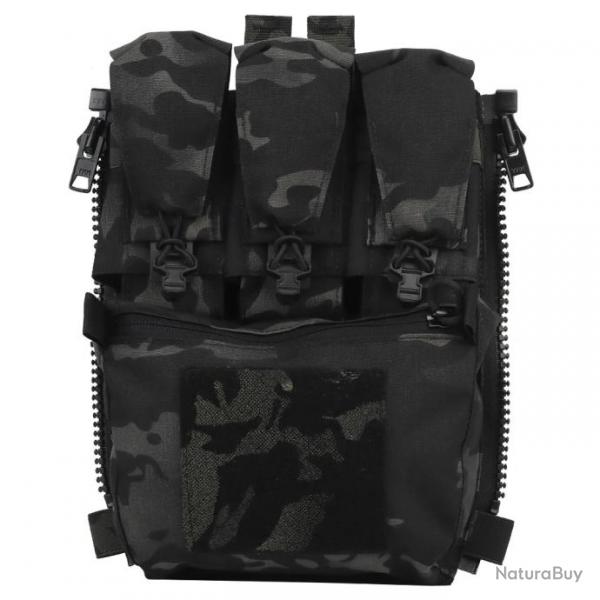 Panneau arrire type Assault - Multicam noir