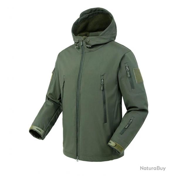 Veste Militaire Type Softshell - Vert OD / XXXL