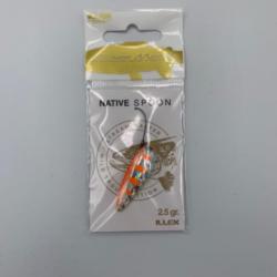 Cuillère ondulante Illex Native spoon 2,5 gr orange