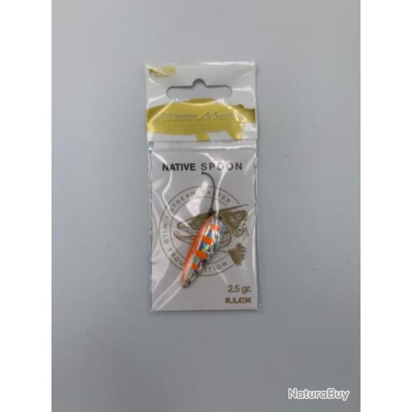 Cuillre ondulante Illex Native spoon 2,5 gr orange