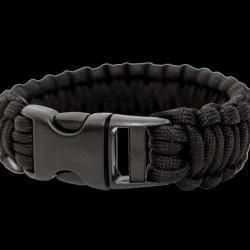 Bracelet Paracorde 9"- Noir GK PRO