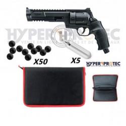 Pack Home Defense T4E HDR 68 - Revolver Balle Caoutchouc acier