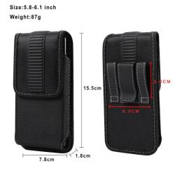 Coque Etui Ceinture Housse AntiChoc pour Smartphone, Modele: E