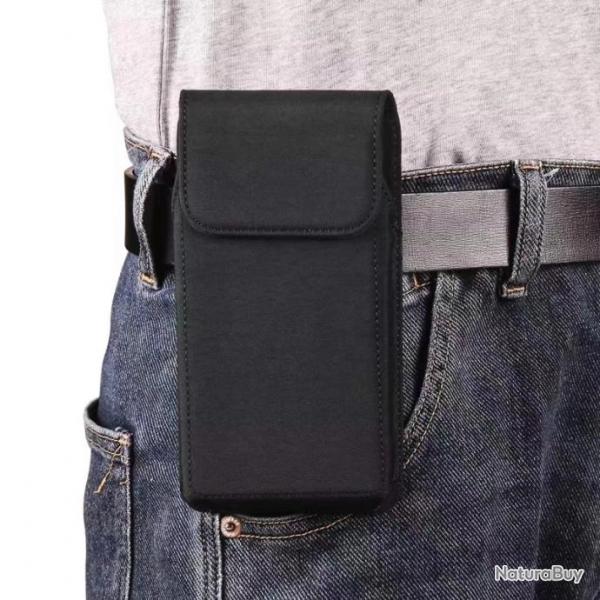 Coque Etui Ceinture Housse AntiChoc pour Smartphone, Modele: H