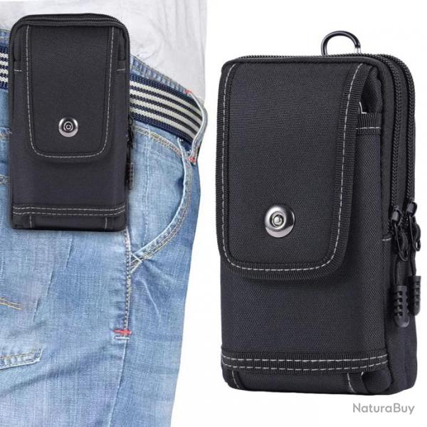 Coque Etui Ceinture Housse AntiChoc pour Smartphone, Modele: P