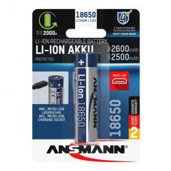 Batterie ANSMANN Li-ion 18650