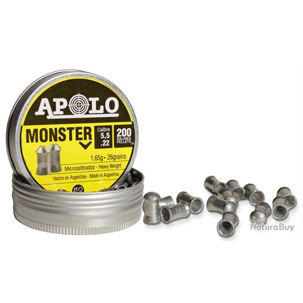 Plombs Apolo Monster calibre 5,5 mm