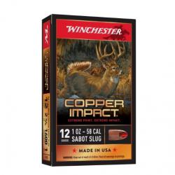 1 Boite de Balles Winchester Slug Copper Impact 12-70 28g