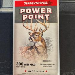 Munition winchester power point 300 win 180gr