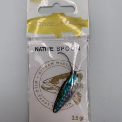 Cuiller Ondulante Illex Native Spoon - 3.5G bleu