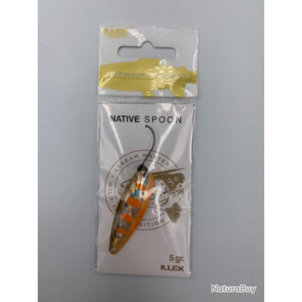 Cuiller Ondulante Illex Native Spoon 5g orange