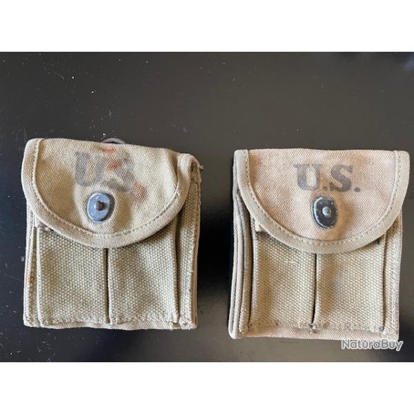 paire de pochettes USM1 reconditionnes par l'arme Franaise (anneau)