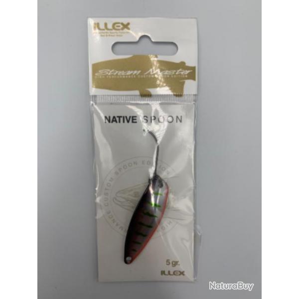 Cuiller Ondulante Illex Native Spoon 5g gris