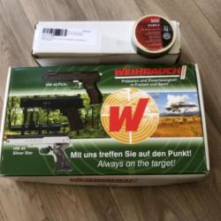 Weihrauch HW45 Black Star calibre 4.5 + lunette Weihrauch 4x20