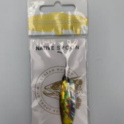 Cuiller Ondulante Illex Native Spoon 7g golde argent