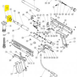 Barrel Thread Adapteur pour SW1 Part06- Valken