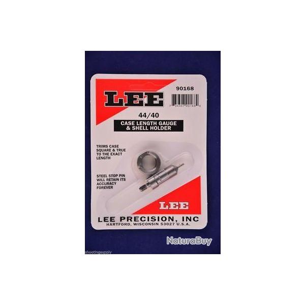 Lee Case Length Gauge & Shell Holder CAL: 44/40 (JAUGE DE MISE A LONGUEUR D'ETUIS)