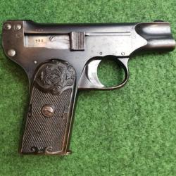 Pistolet CLEMENT modèle 1903 type 1 - Calibre 5mm Clément (Occasion bon état - Révisé) - CAT D