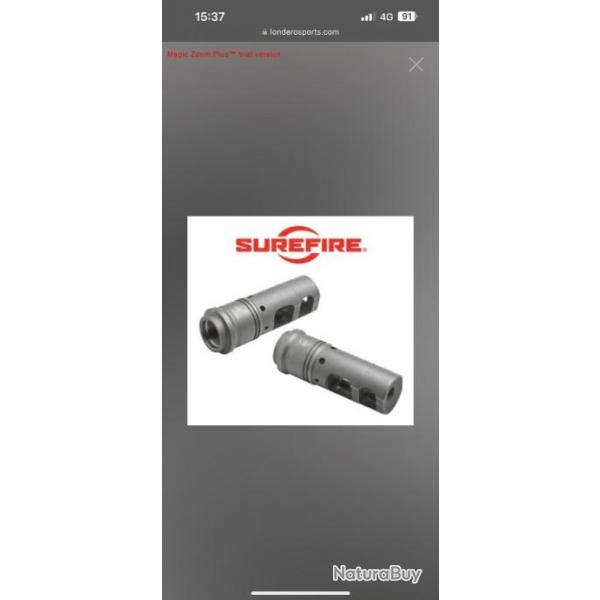 SUREFIRE Compensateur SOCOM 5.56 AR15 1/2X28