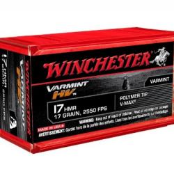 Munitions WINCHESTER cal.17hmr varmint hv par 50