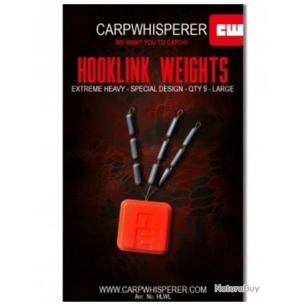 CARP WHISPERER - TUNGSTEN HOOKLINK WEIGHTS Small