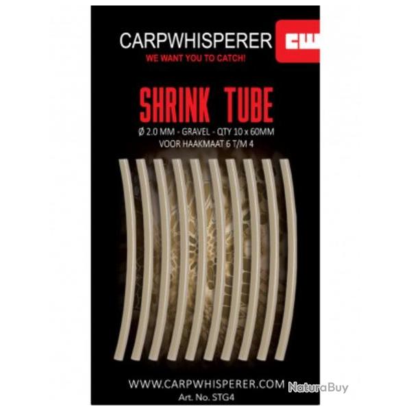 CARP WHISPERER END TACKLE SHRINK TUBE CARP WHISPERER No 4 Gravel