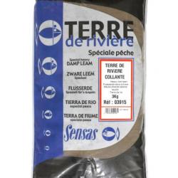 SENSAS FARINE TERRE DE RIVIÈRE COLLANTE 3KG SENSAS