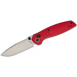 Couteau Vosteed Corsair Red Lame Acier Nitro-V Manche G10 Crossbar Lock Clip VOSA0805