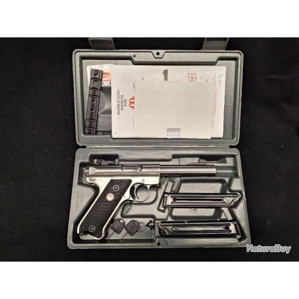 Pistolet Ruger Mark III Target Inox, Cal. 22lr