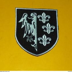 TISSU PATCH :  DIVISION CHARLEMAGNE , DIAMETRE 9 CM , BON ETAT VOIR PHOTO . POUR TOUT RENSEIGNEMENT