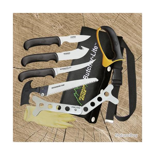 Kit de couteaux 8 pices OUTDOOR EDGE BUTCHER-LITE