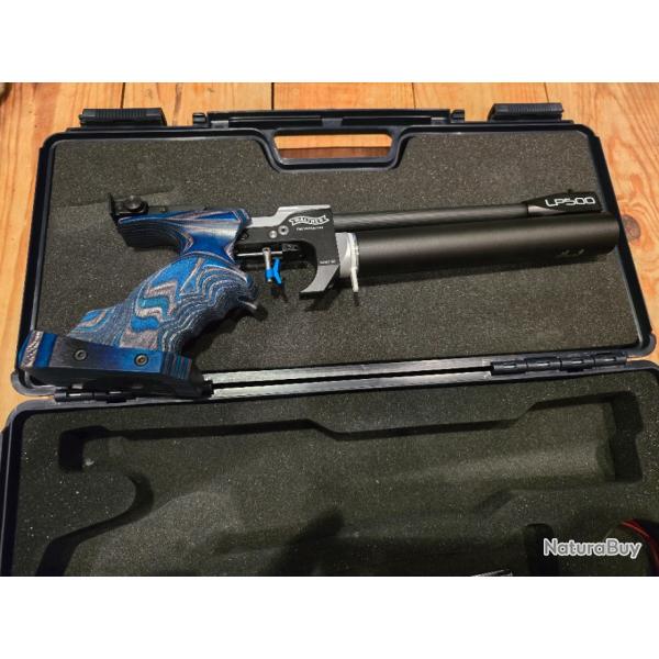 Pistolet  plombs walther lp500 blue angel