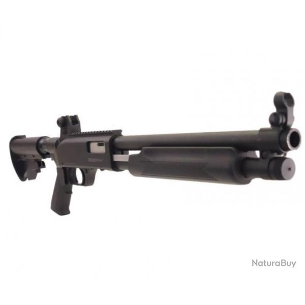 Fusil  pompe de dfense SG68 CO2 18 pouces cal.68 - 16 joules + adaptateur cartouches CO2 2x12g
