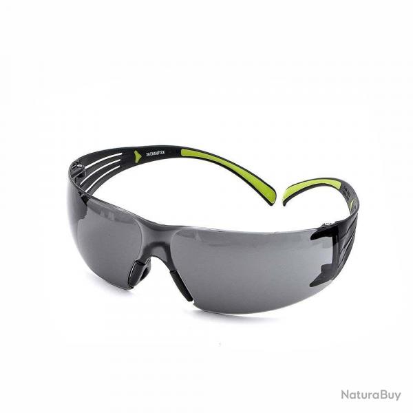 Lunettes de scurit 3M(TM) SecureFit(TM), anti-rayures/antibue, lentille grise