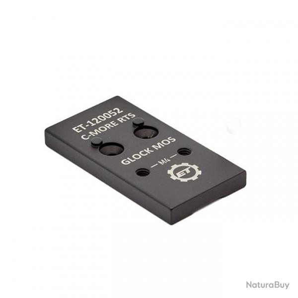 Adaptateur Eemann Tech C-MORE RTS pour GLOCK MOS