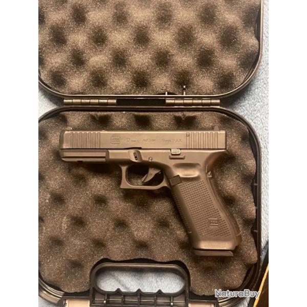Pistolet Glock 17 Gen 5 SV Edition limite Noir 9mm PAK