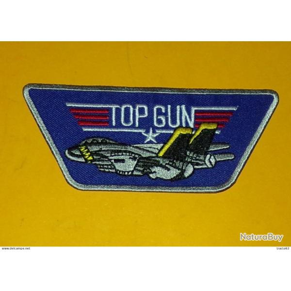 TISSU PATCH : TOP GUN, LONGUEUR12CM , BON ETAT VOIR PHOTO . POUR TOUT RENSEIGNEMENT ME CONTACTE