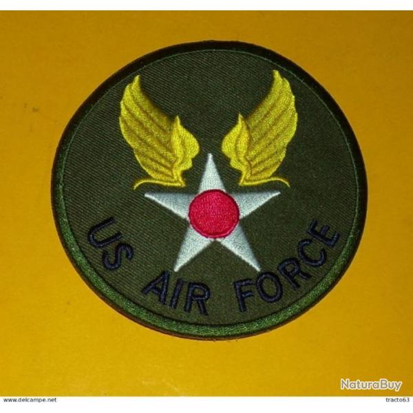 TISSU PATCH : U.S AIR FORCE, DIAMETRE9CM , BON ETAT VOIR PHOTO . POUR TOUT RENSEIGNEMENT ME CONT