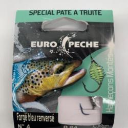 Hameçons montés europêche spécial pâte à truite n4