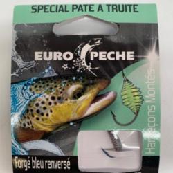 Hameçons montés europêche spécial pâte à truite n6