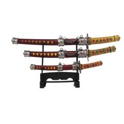 Set 3 Katanas de Bureau Dynasty