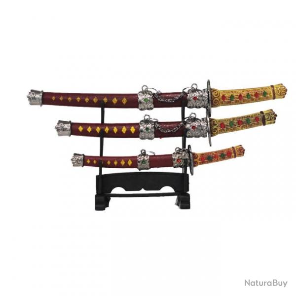 Set 3 Katanas de Bureau Dynasty