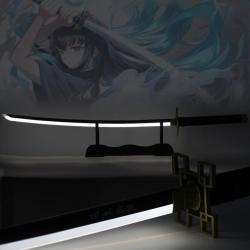 Katana à LED Acier de Muichiro Tokito dans Demon Slayer