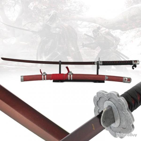 Katana en Mtal Purple Mortal Blade Fushigiri de Sekiro Shadows Die Twice