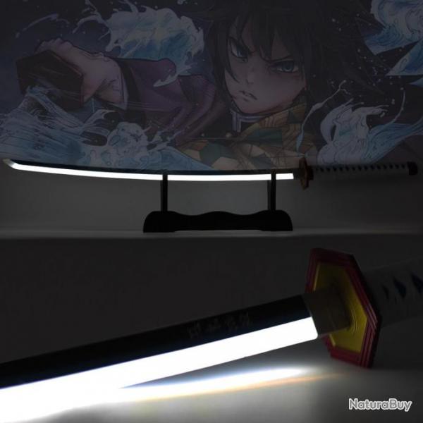 Katana  LED Acier de Giyuu Tomioka dans Demon Slayer