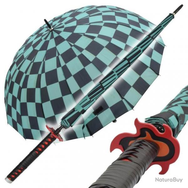 Katana Parapluie Mingshao Souffle de Nichirin de Tanjiro Kamado Demon Slayer