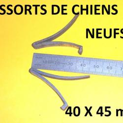 paire ressorts de chiens NEUFS fusil 40x45 mm juxtaposé hammerless - VENDU PAR JEPERCUTE (SZA987)