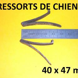 paire ressorts de chiens fusil 40x47 mm juxtaposé hammerless - VENDU PAR JEPERCUTE (SZA988)